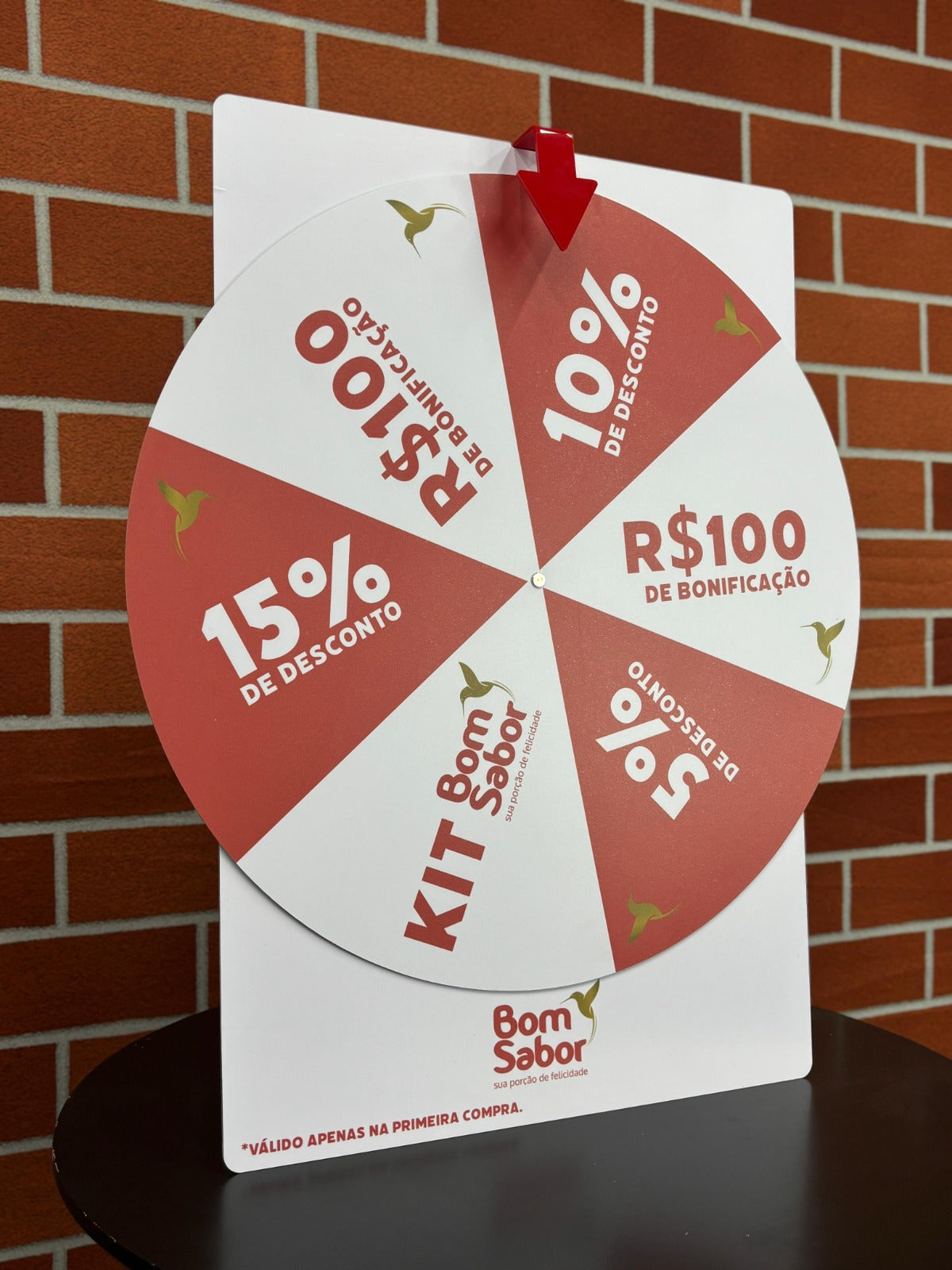 Roleta de Mesa Personalizada