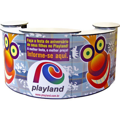 quiosque portátil desmontável promocional parque de diversões