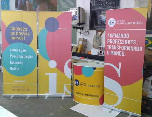 stand portátil desmontável promocional