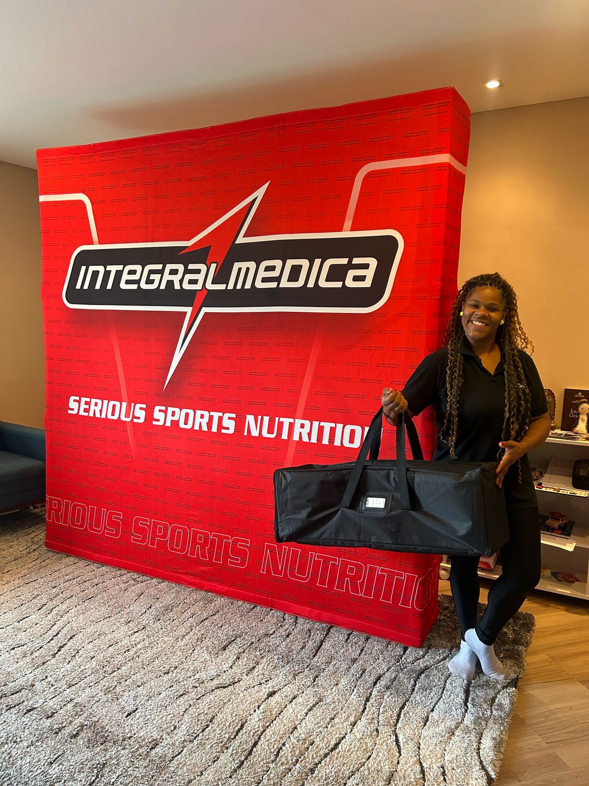 STAND PORTATIL 6 (Com Backdrop Retrátil + Balcão)