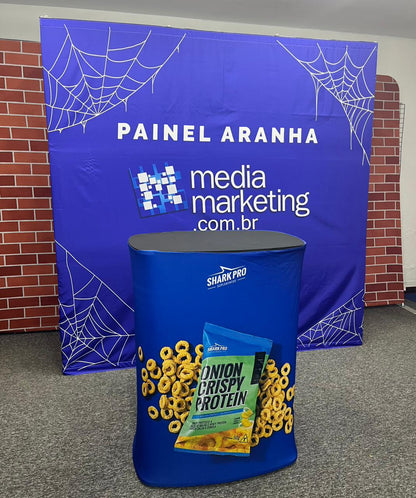STAND PORTATIL 6 (Com Backdrop Retrátil + Balcão)