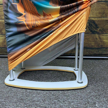 BALCÃO PORTÁTIL EM TECIDO FABRIC