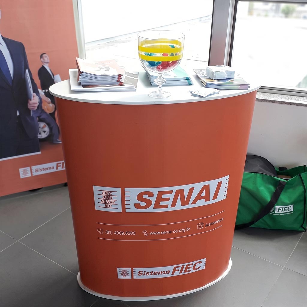 BALCÃO PROMOCIONAL TENSAFLEX