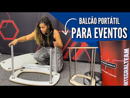 Balcão portátil em tecido Fabric